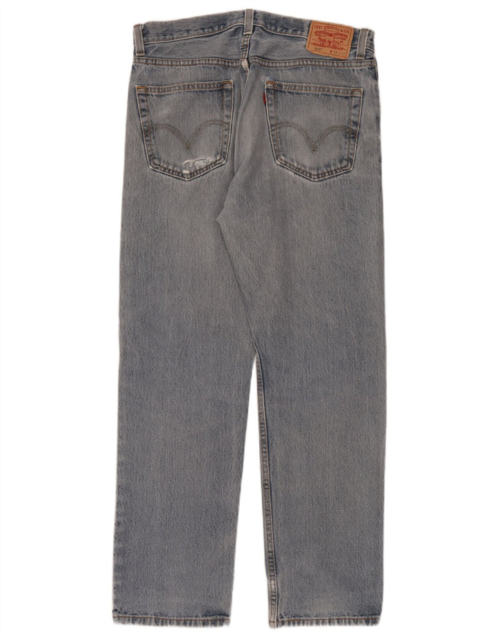Мужские прямые джинсы Levi's 505 W34 L32, синий хлопок