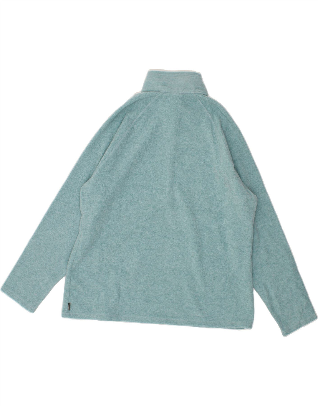 EDDIE BAUER Womens Zip Neck Fleece Jumper UK 20 2XL Blue Polyester Vintage Eddie Bauer and Second-Hand Eddie Bauer from Messina Hembry 