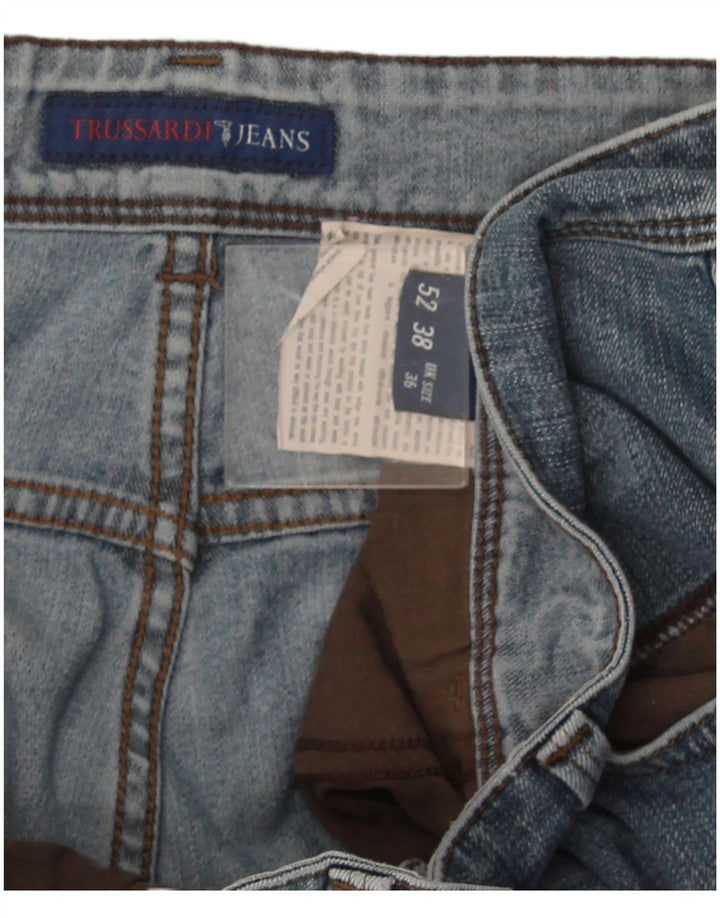 Мужские прямые джинсы Trussardi W36 L34 синие