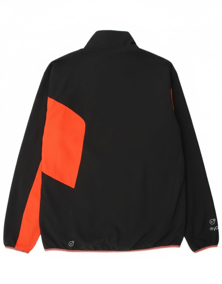 Мужской спортивный костюм Puma UK 40, большой черный полиэстер с цветными блоками