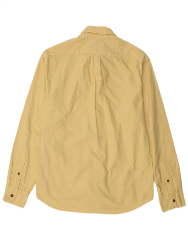 Мужская тонкая рубашка J. Crew, маленькая желтая хлопковая рубашка