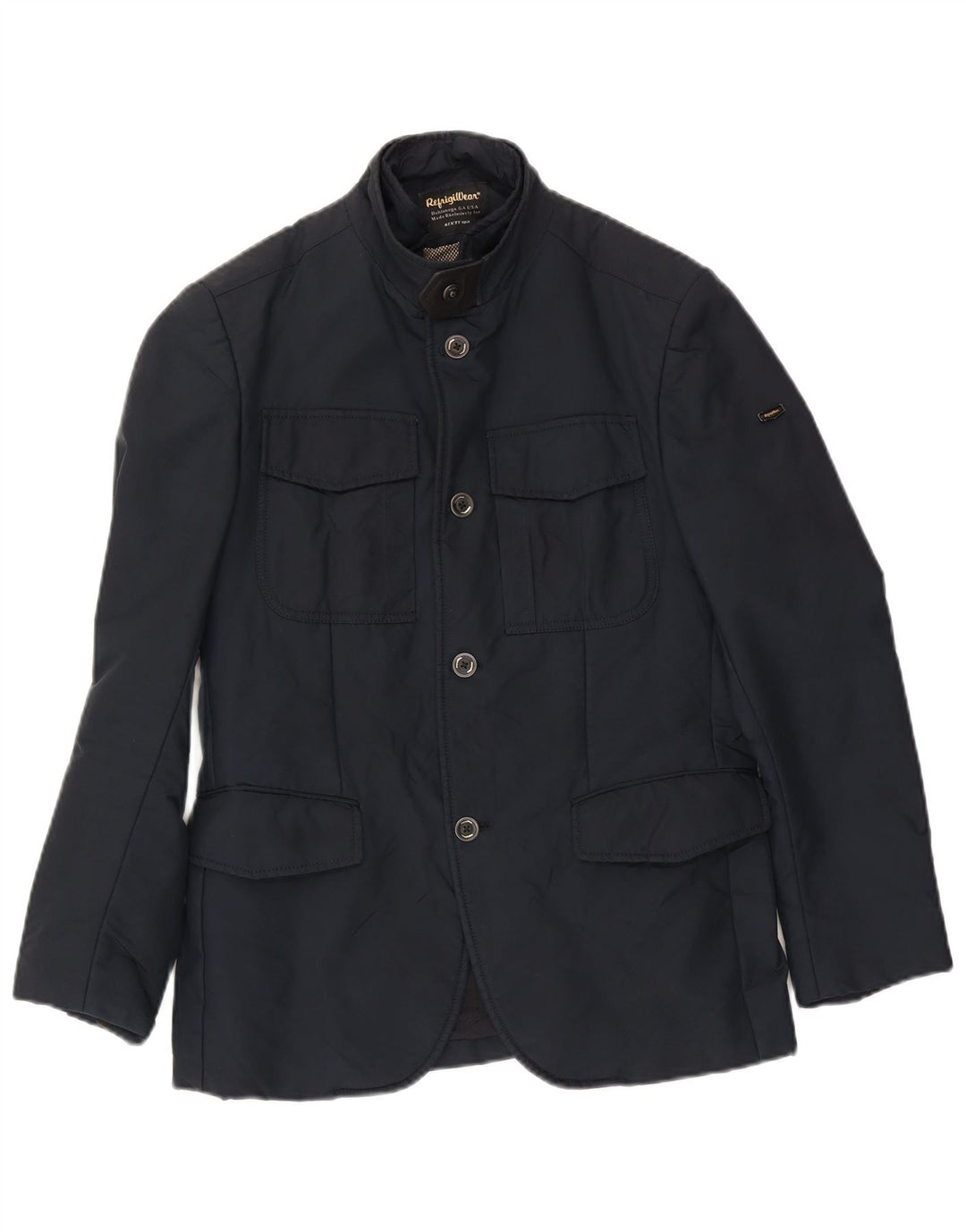Refrigiwear Мужской пиджак-ветровка IT 48 Medium Navy Blue Nylon