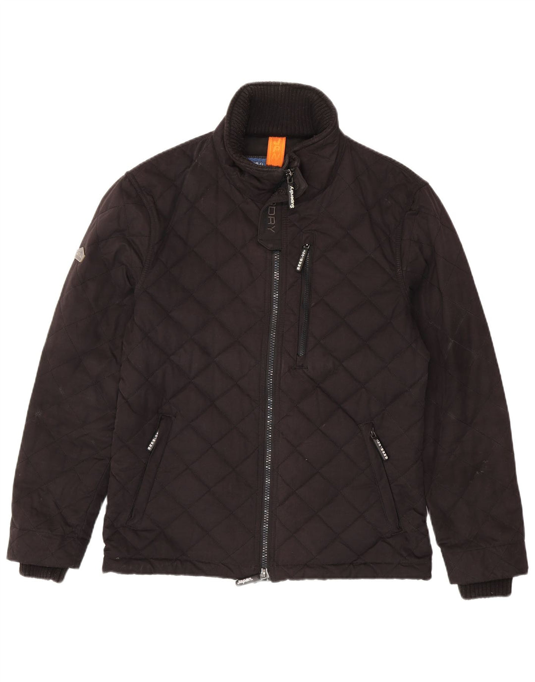 Мужская стеганая куртка Superdry The Windhiker UK 42 XL, черный полиэстер