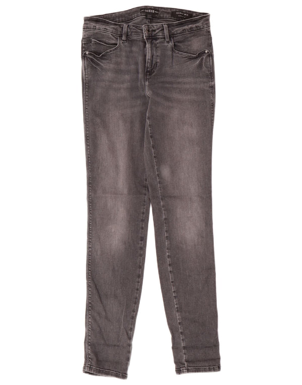 Женские джинсы скинни Guess Curve X со средней посадкой W28 L30, серые, хлопковые