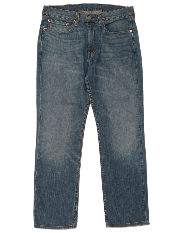 Мужские прямые джинсы Levi's 514 W34 L30 синие, хлопок