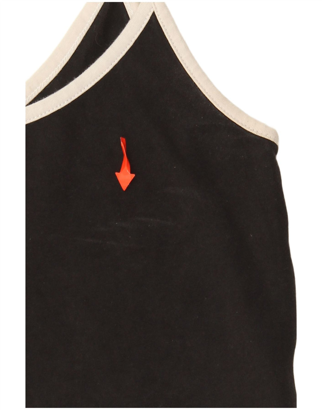 Женский укороченный топ на бретельках Adidas UK 8, маленький черный хлопок