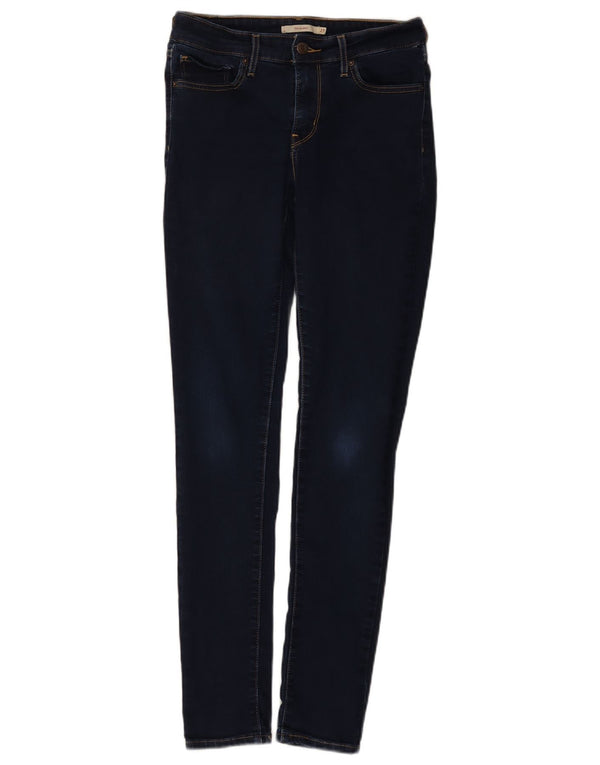 Женские джинсы скинни Levi's 711 W27 L32 Темно-синие, хлопок