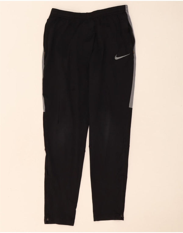 Спортивные брюки Nike Dri Fit для мальчиков 12–13 лет, большие черные цветные блоки