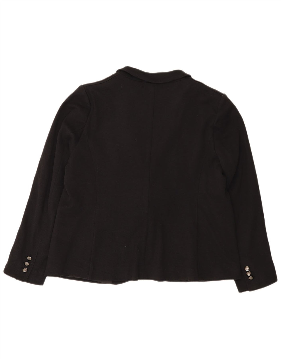 Женский пиджак на 1 пуговице Marks & Spencer UK 20 2XL, черный хлопок