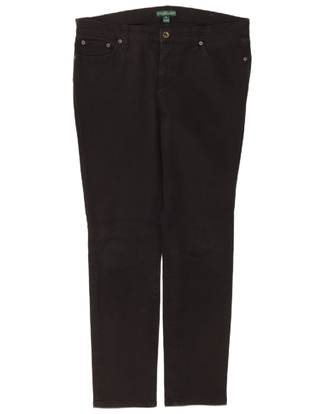 Женские узкие джинсы Ralph Lauren, размер США 10, большие W32 L30, черный хлопок