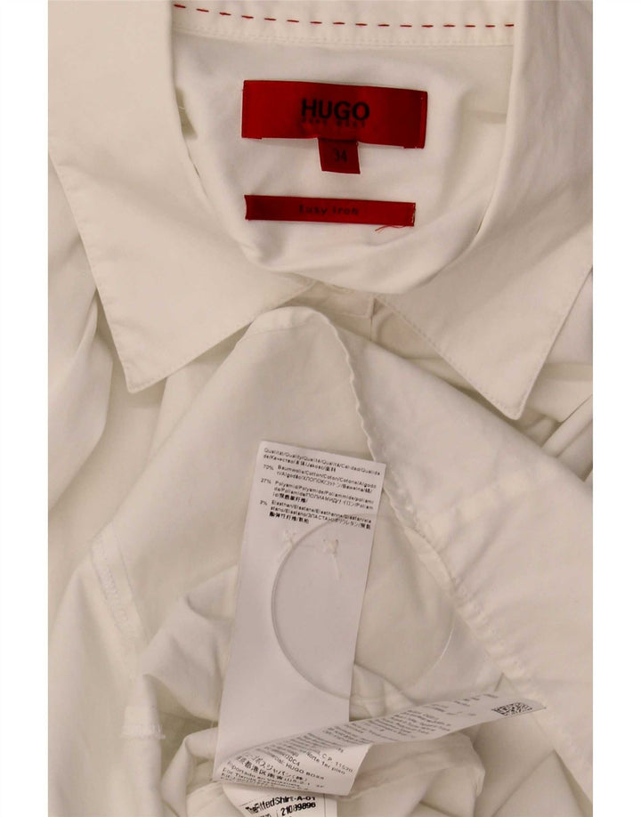 Женская рубашка Hugo Boss EU 34 XS, белый хлопок