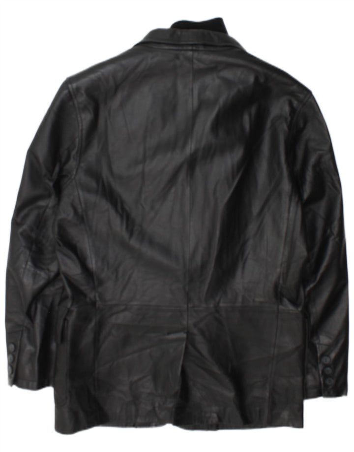 Мужская кожаная куртка Conbipel IT 48 Medium Black Leather
