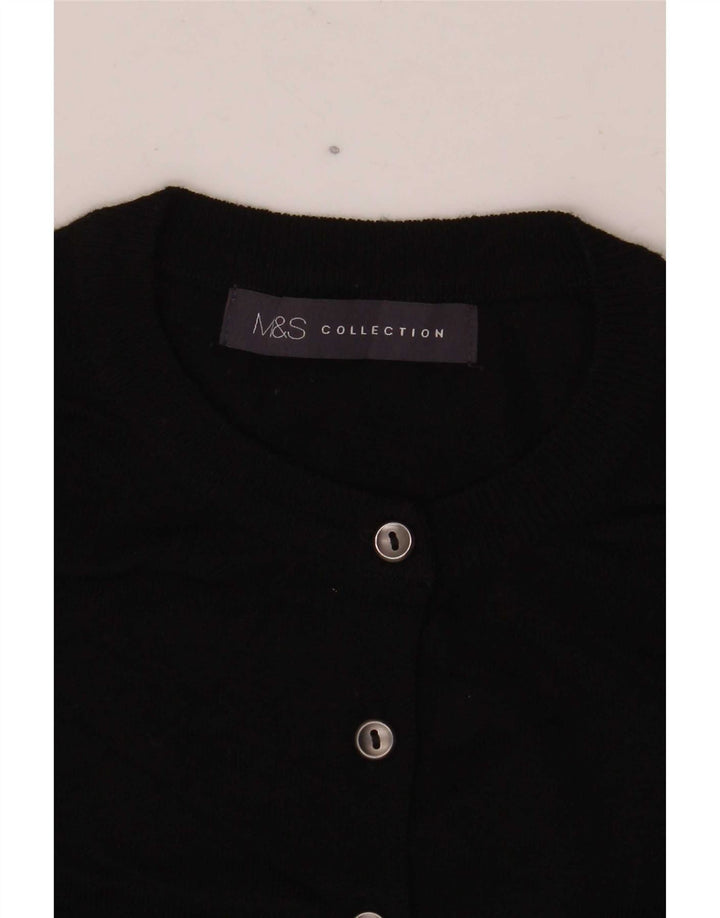 Женский джемпер-болеро Marks & Spencer UK 12, средний черный