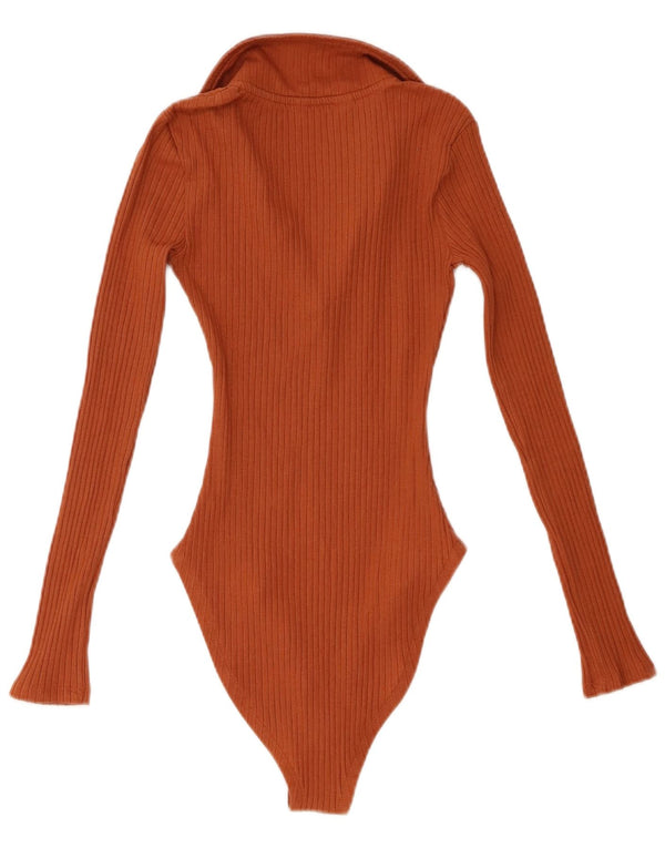 Женское боди MISS SELFRIDGE UK 8, маленький коричневый хлопок