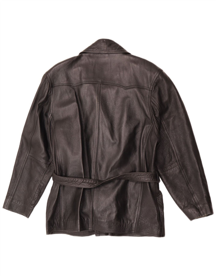 Женская кожаная куртка оверсайз Joy IT 42 Medium Black