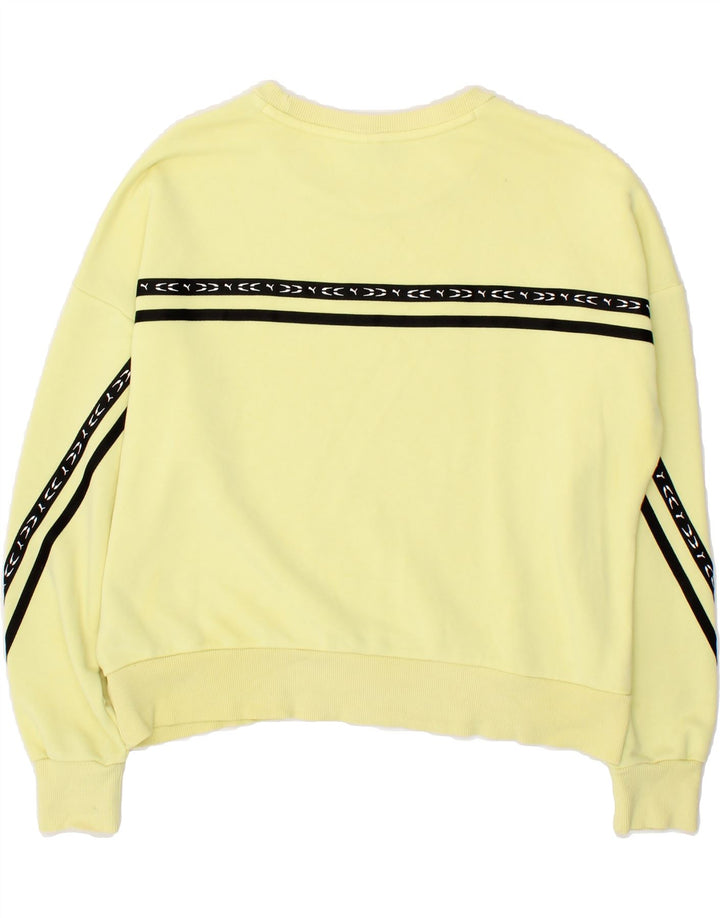 PUMA Mens Graphic Sweatshirt Jumper Small Yellow Cotton | Vintage Puma | Thrift | Second-Hand Puma | Used Clothing | Messina Hembry 