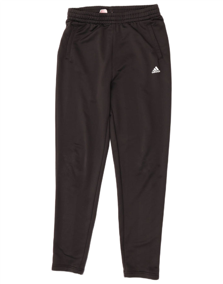 Спортивный костюм Adidas для мальчиков, брюки для бега, 15-16 лет, черный полиэстер