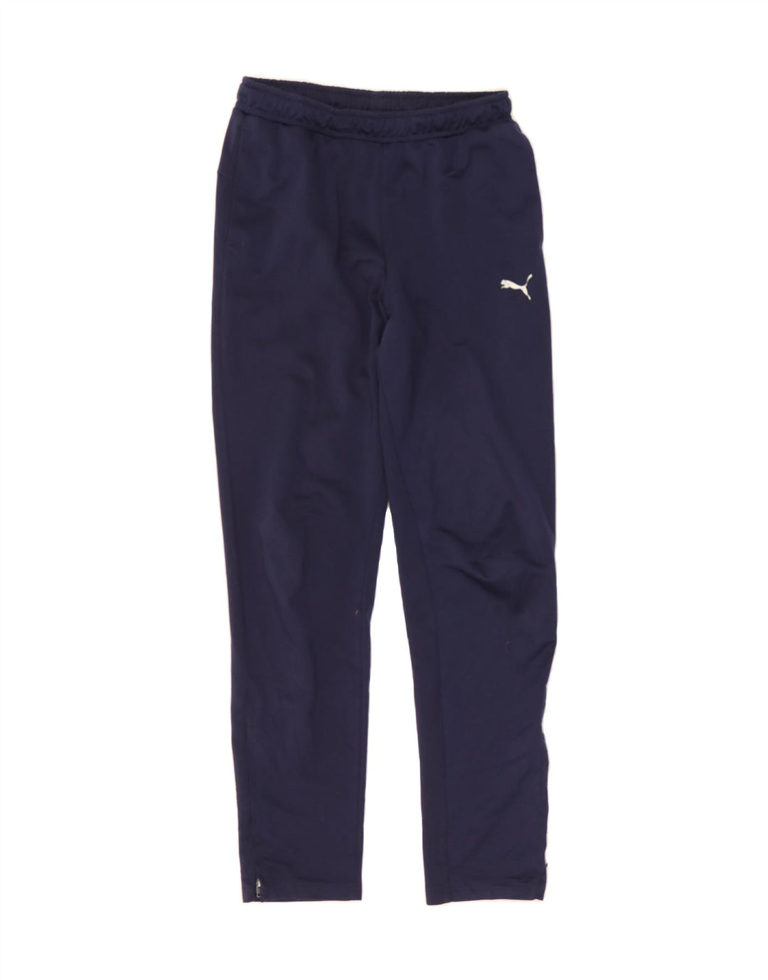 PUMA Boys Tracksuit Trousers 13-14 Years Navy Blue Polyester Vintage Puma and Second-Hand Puma from Messina Hembry 