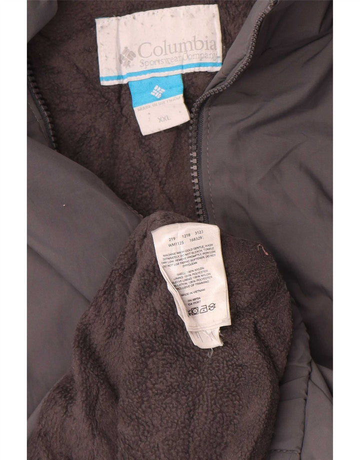 Мужская ветровка Columbia UK 44 2XL Серый нейлон