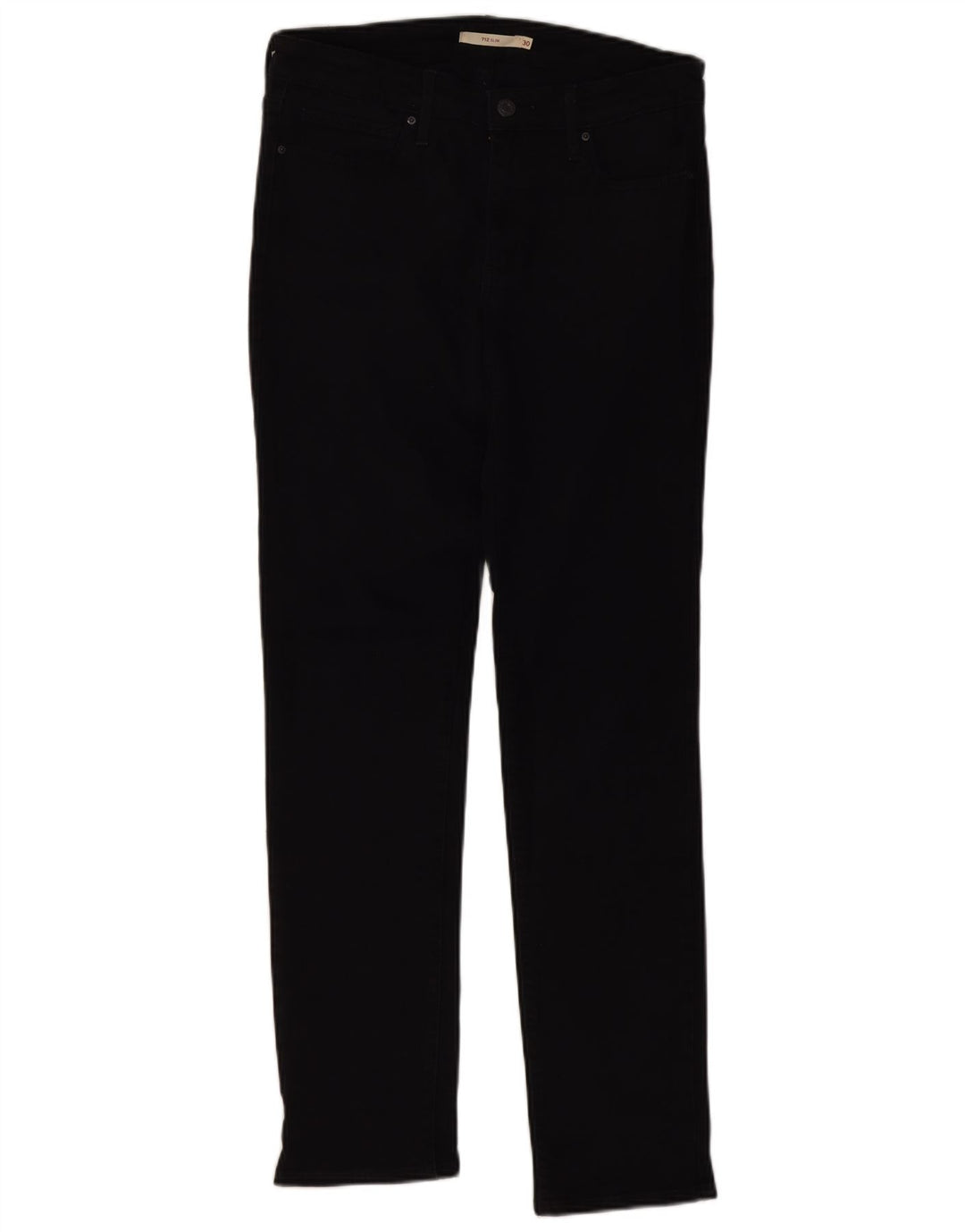 Женские узкие джинсы Levi's 712 W30 L32, черный хлопок
