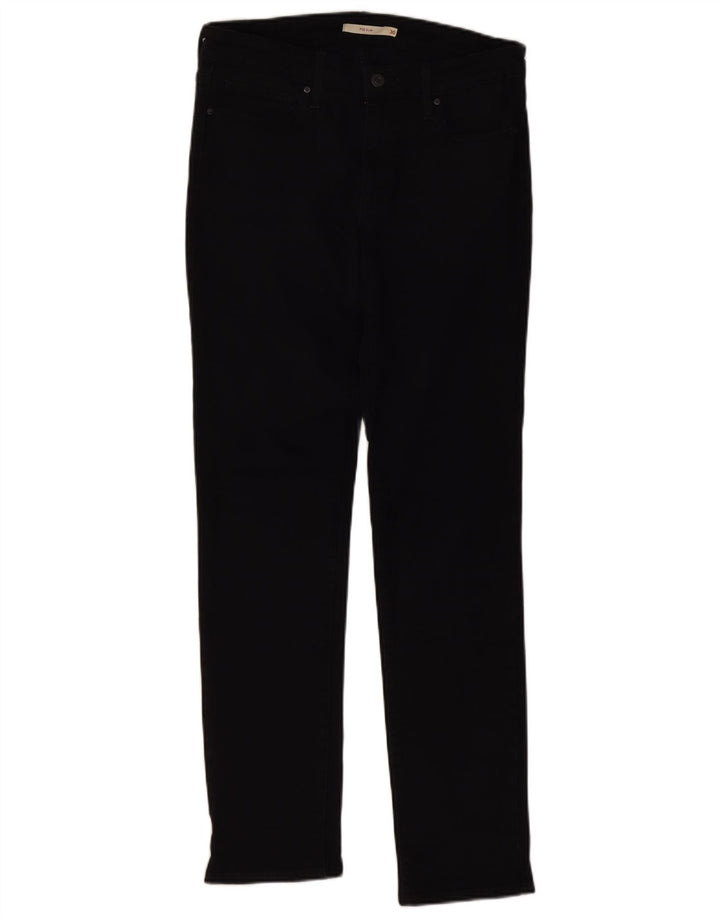Женские узкие джинсы Levi's 712 W30 L32, черный хлопок