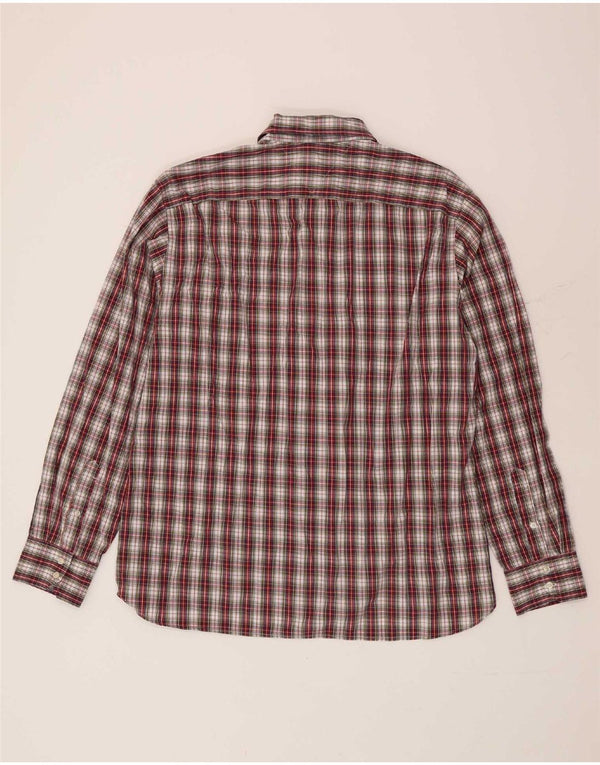 Tommy Hilfiger Мужская рубашка XL в красную клетку из хлопка