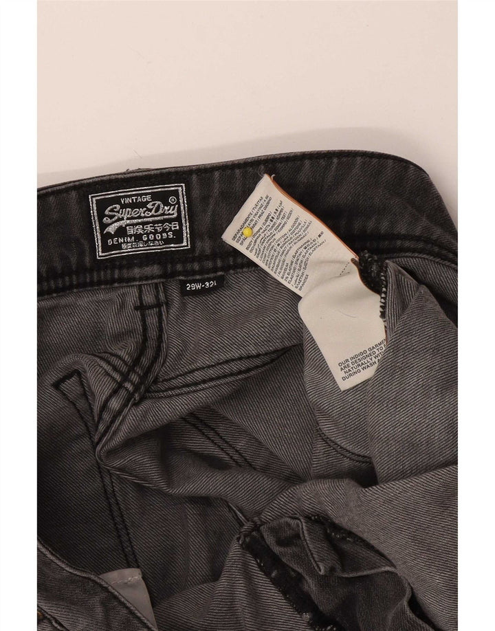 Женские узкие джинсы Superdry W29 L32 Серый хлопок