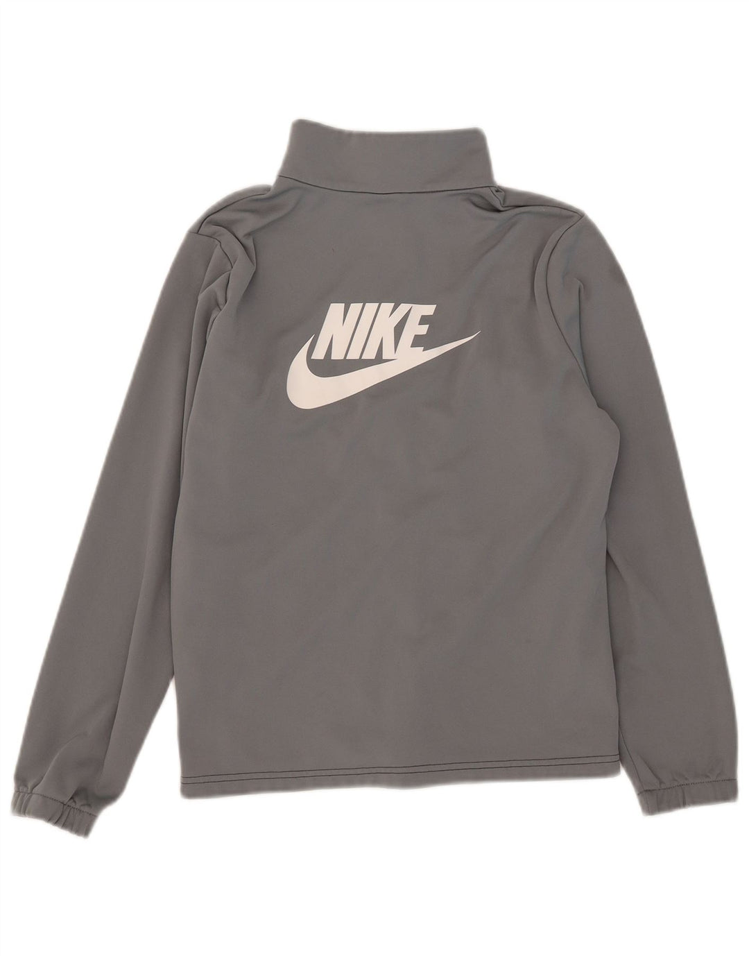 Спортивный костюм Nike для мальчиков с графическим рисунком, куртка 13–14 лет, XL, серая с цветными блоками