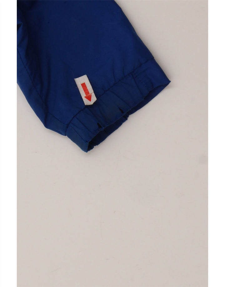 Куртка-ветровка Adidas для мальчиков 9-10 лет, черная, полиэстер с цветными блоками