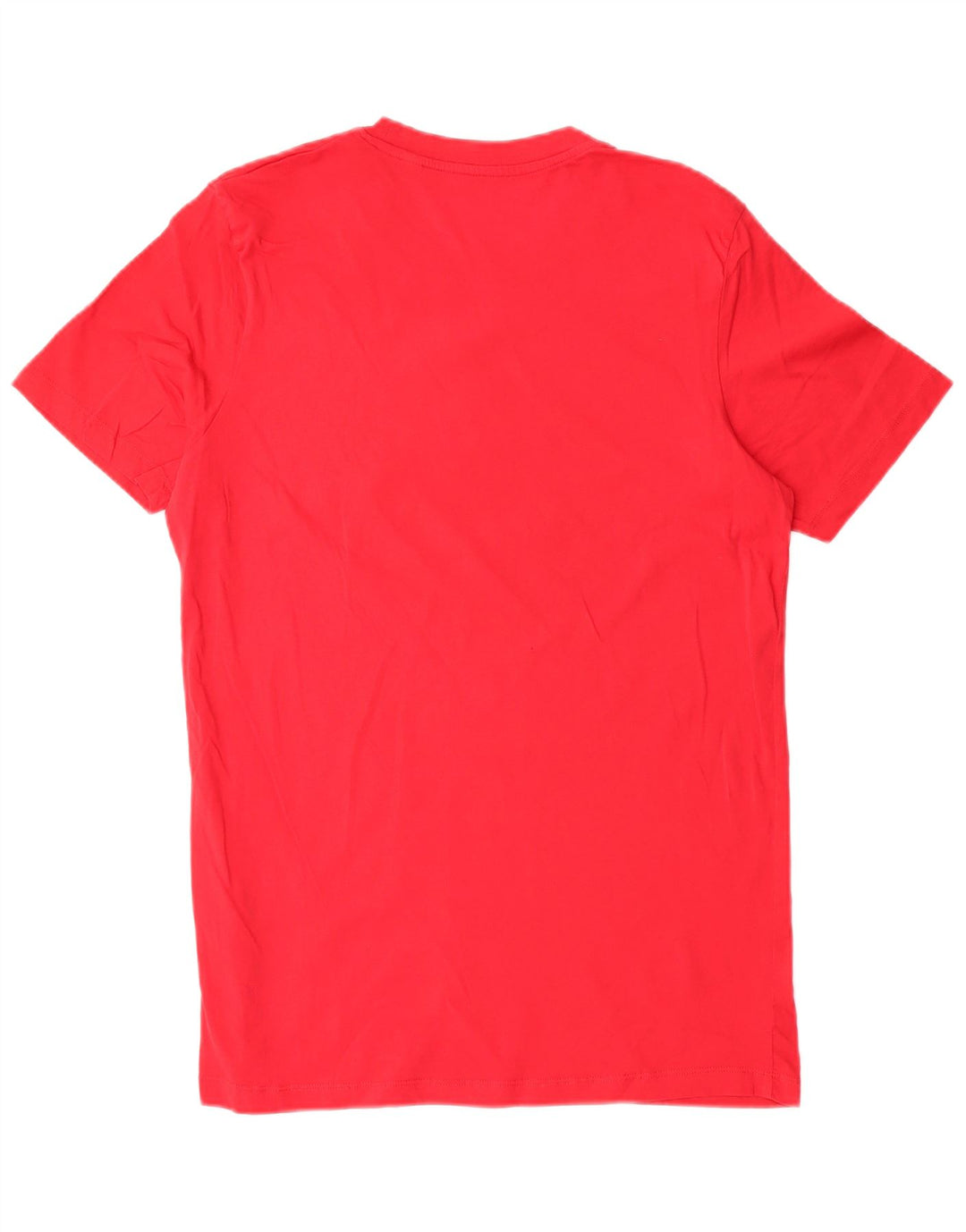 JACK & JONES Mens Graphic T-Shirt Top Large Red Cotton