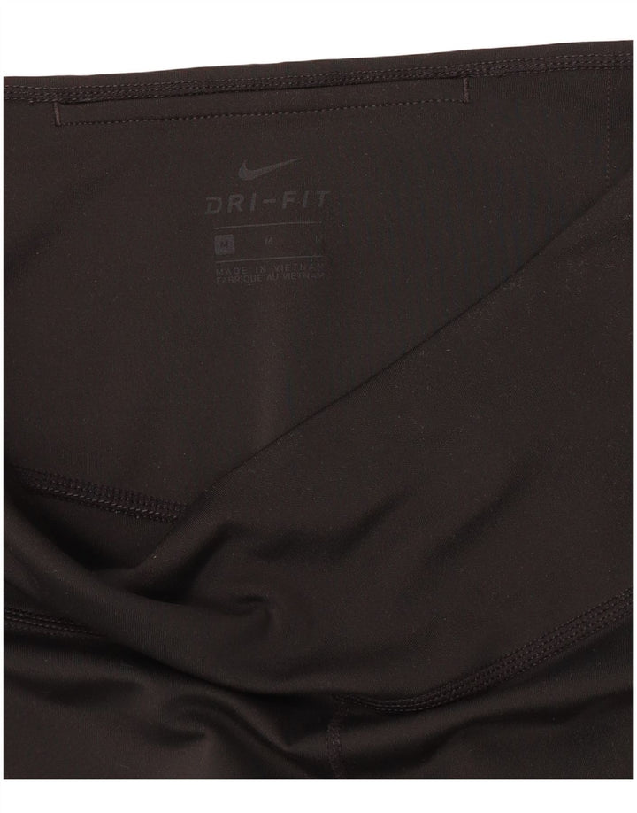 Женские леггинсы Nike Dri Fit UK 14, средние, черные