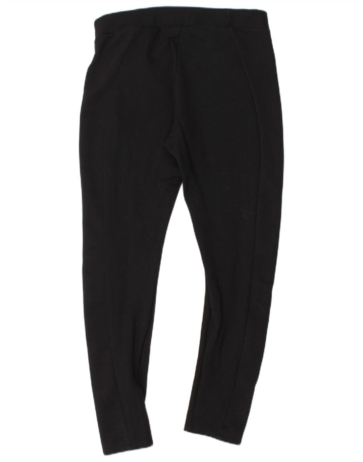 Женские леггинсы Zara UK 14, большие черные из вискозы