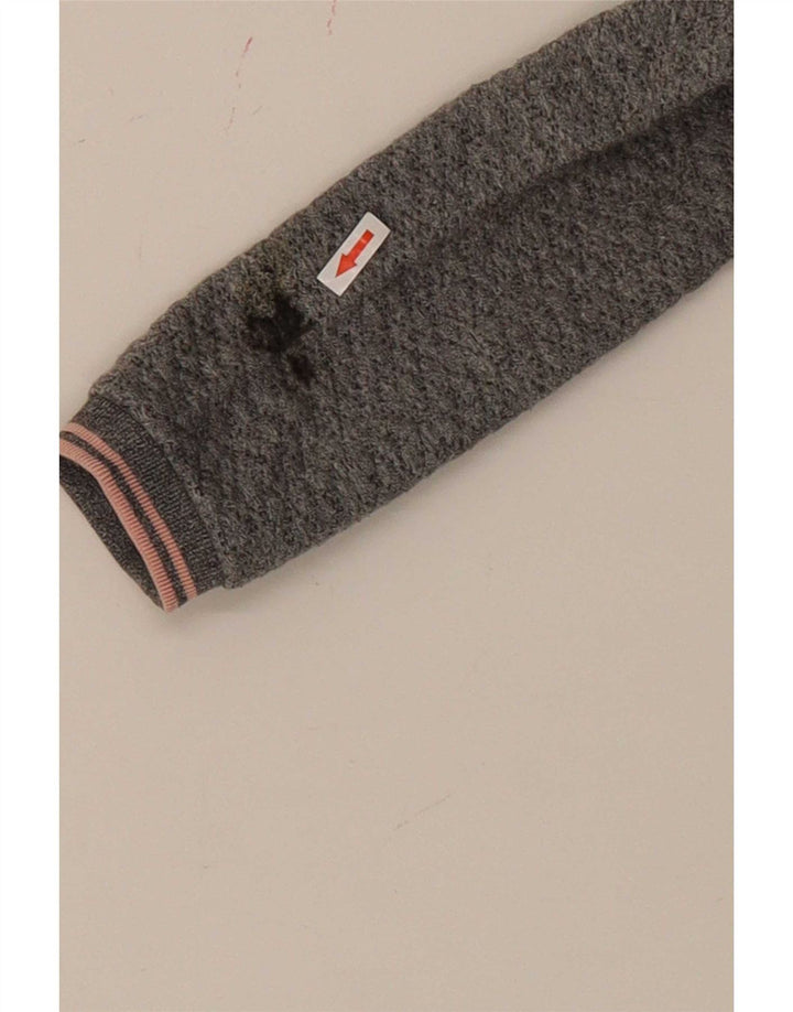 Платье-джемпер Woolrich для девочек 9–10 лет, серый полиэстер с крапинками