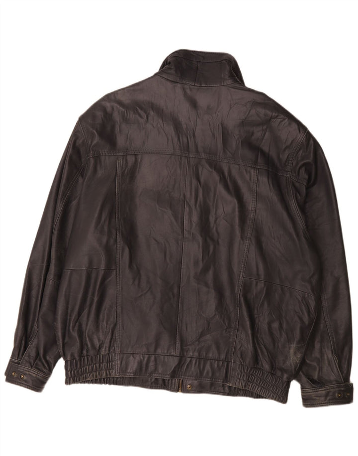 Куртка мужская кожаная Gazelli UK 44 2XL черная