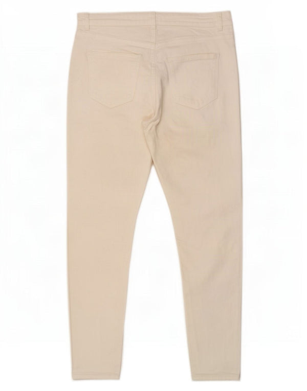 Мужские потертые джинсы скинни Zara EU 44, большие W34 L28, белые