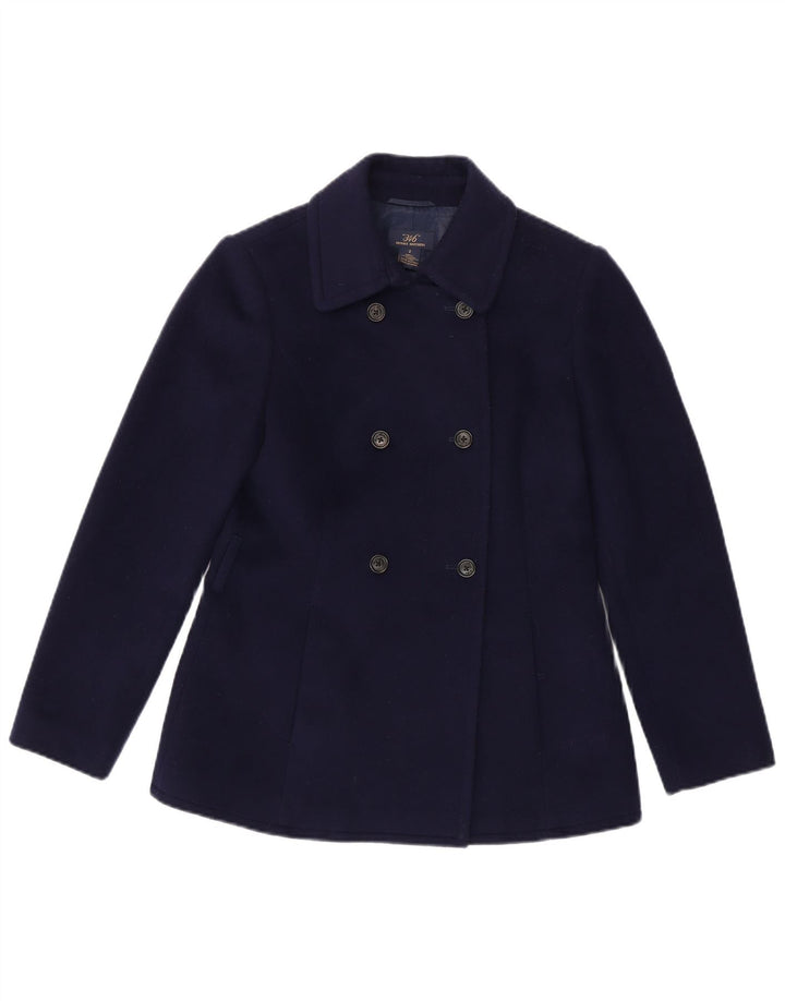 Женское полупальто Brooks Brothers US 2 XS темно-синее, шерсть