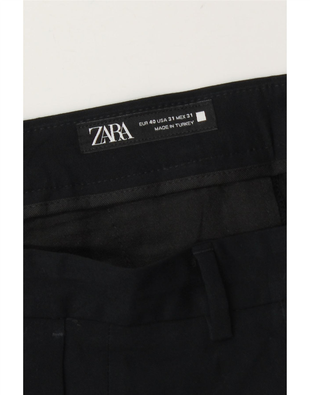Мужские брюки-чиносы Zara EU 40 Medium W31 L28, черные