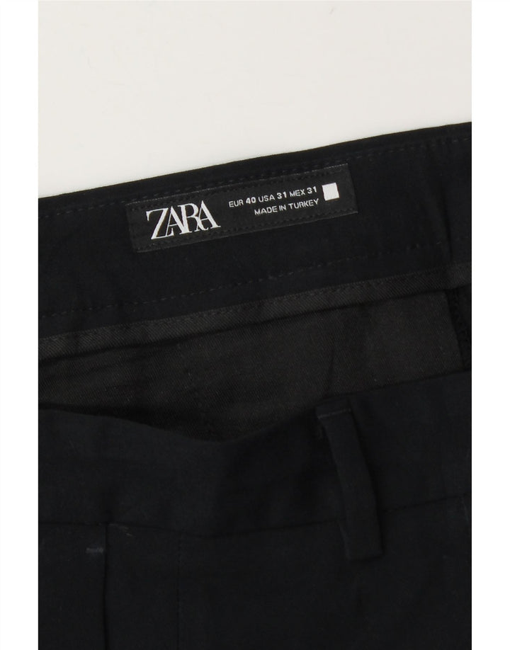 Мужские брюки-чиносы Zara EU 40 Medium W31 L28, черные