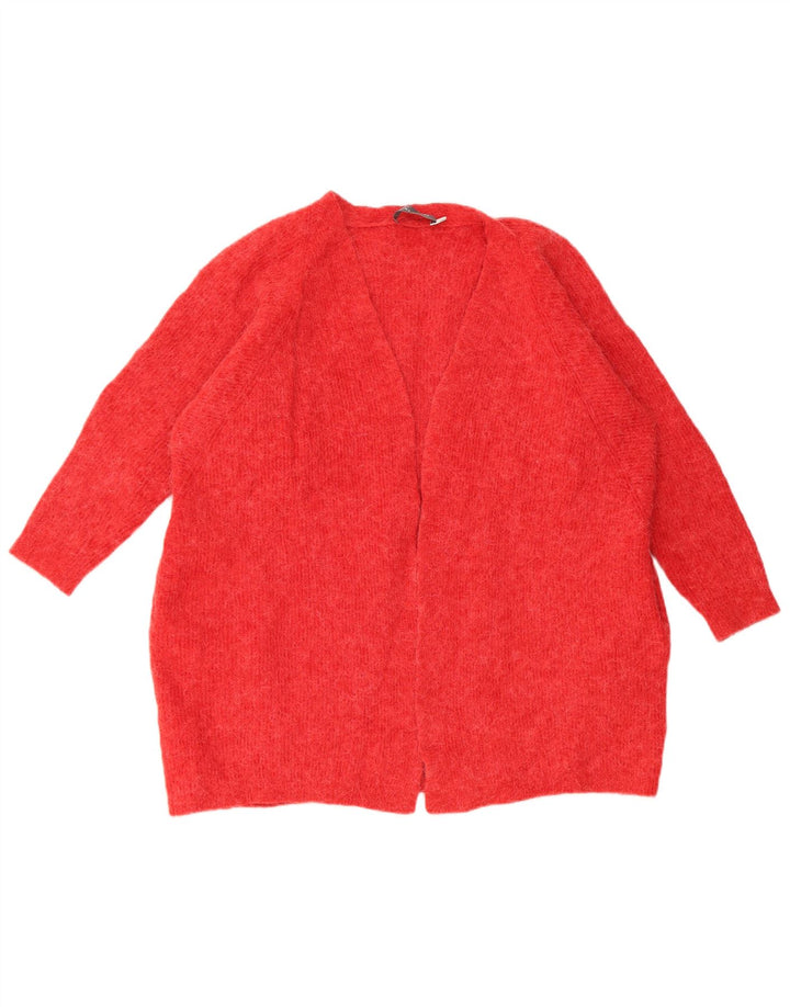 Женский свободный открытый кардиган MINT VELVET UK 16, большой красный цвет