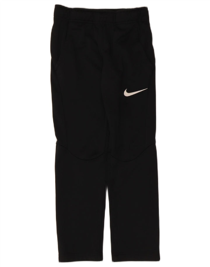 Спортивные брюки Nike для мальчиков Dri Fit, 8–9 лет, маленький размер, черный полиэстер