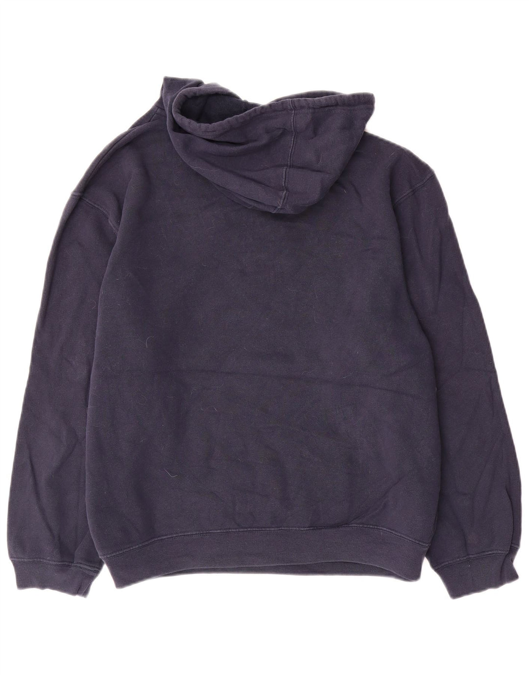 Женский джемпер с капюшоном оверсайз REEBOK UK 16, большой темно-синий, хлопок