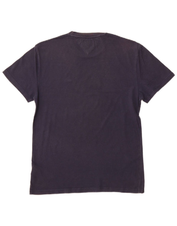 TOMMY HILFIGER Мужская футболка Top XS Темно-синий хлопок