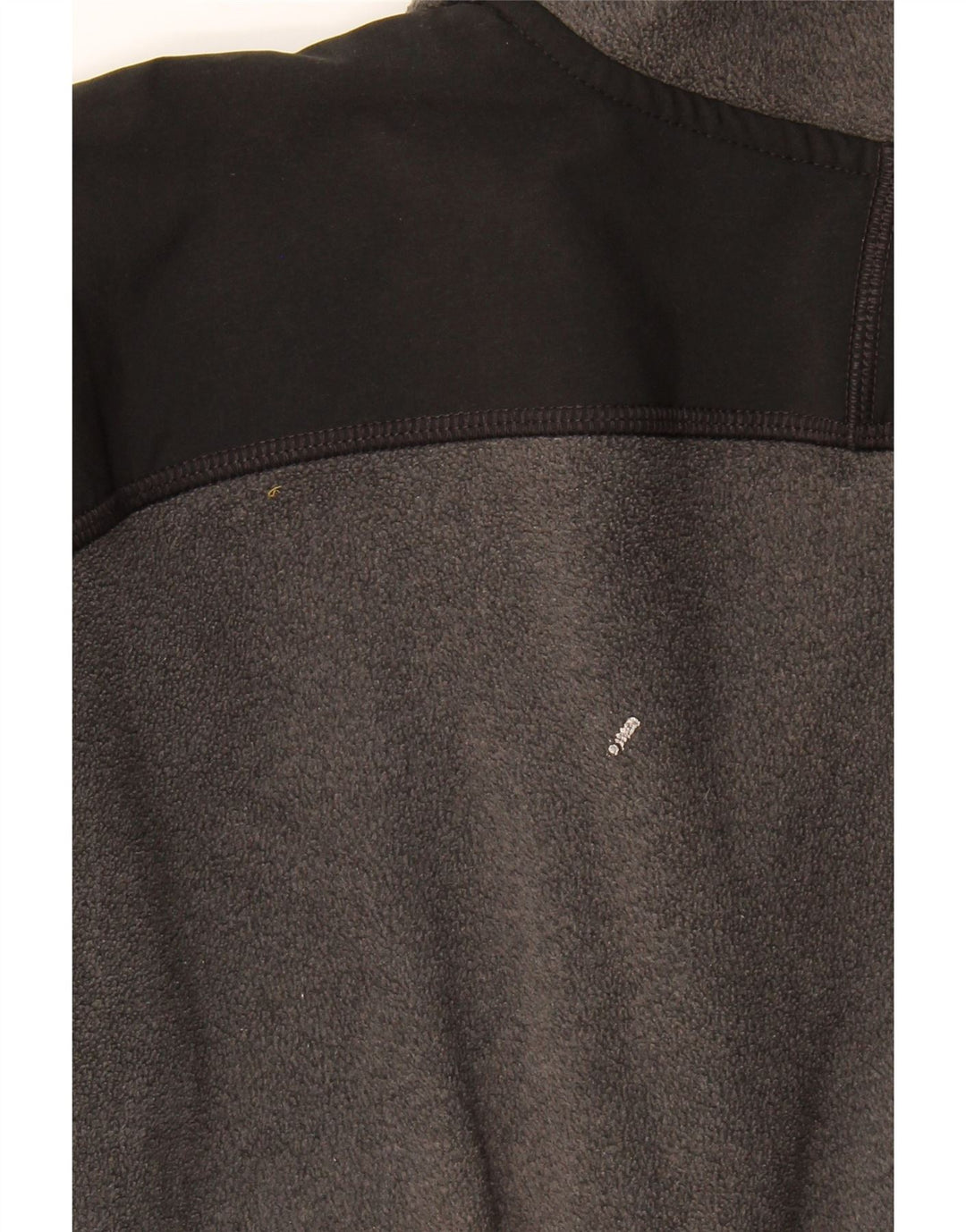 Мужская флисовая куртка The North Face UK 36, маленькая серая, полиэстер с цветными блоками