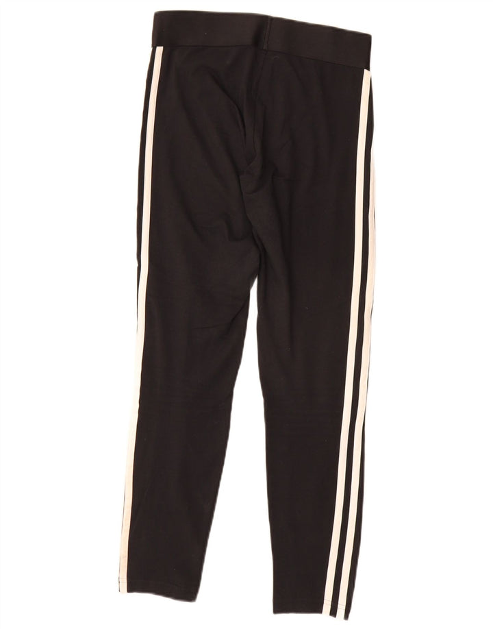 Женские леггинсы Adidas UK 4/6 XS, черный полиэстер