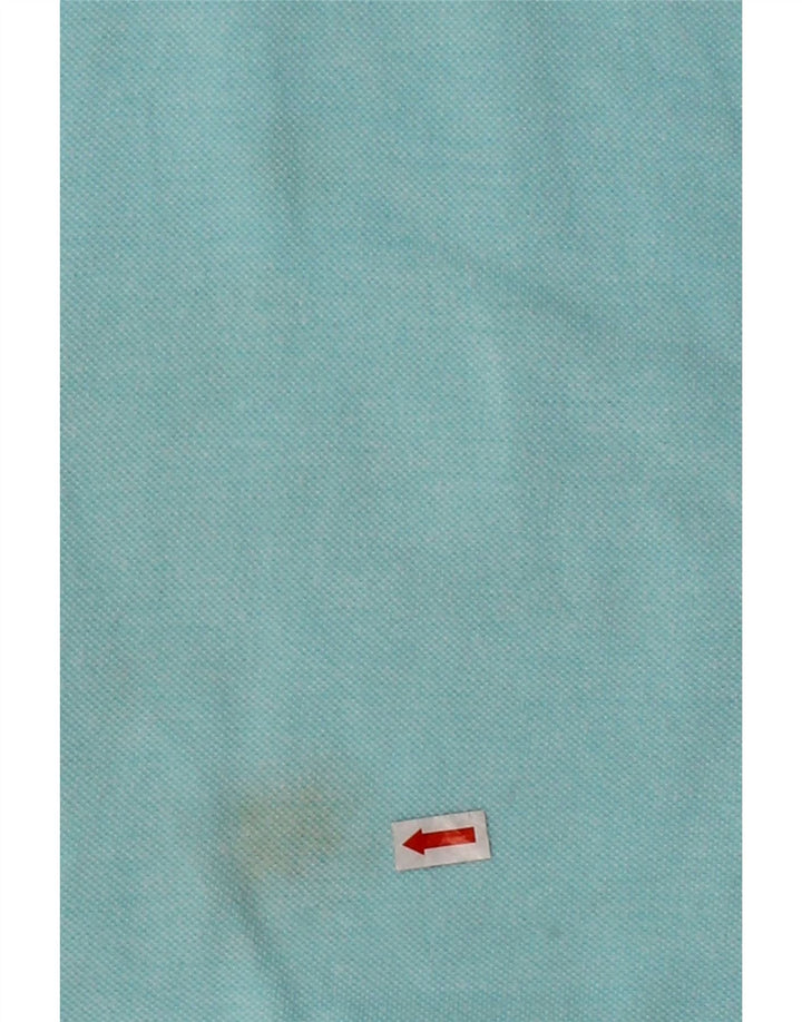 CHAPS Mens Polo Shirt Medium Blue Cotton