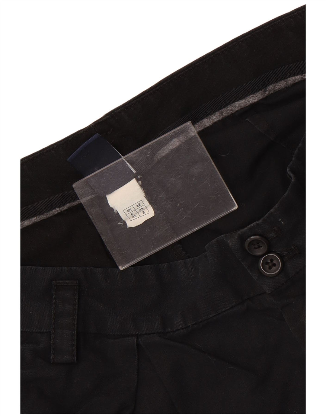 Женские шорты чинос Gap UK 12 Medium W32, черные хлопковые