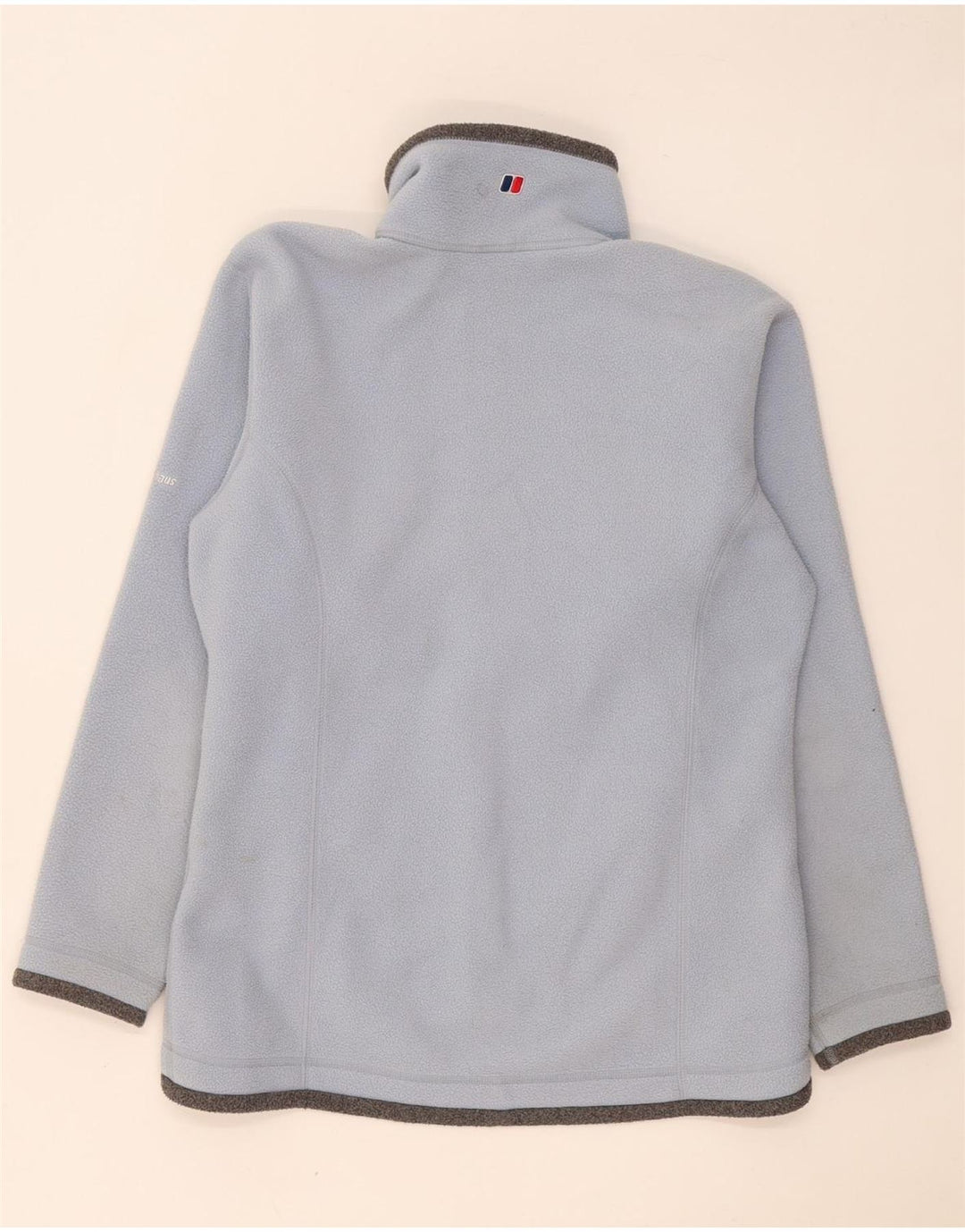 Женская флисовая куртка оверсайз Berghaus UK 10, маленькая, синяя, с цветными блоками