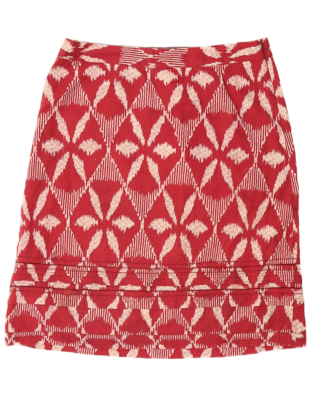 Женская мини-юбка White Stuff UK 14, большая W34, бордовый хлопок с цветочным принтом