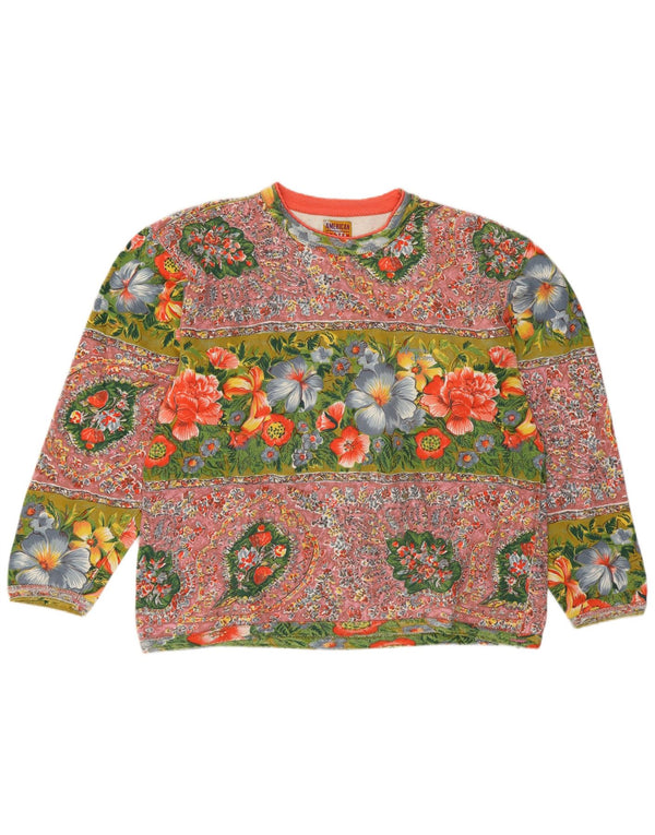 Женский джемпер-толстовка American System UK 14, большой разноцветный