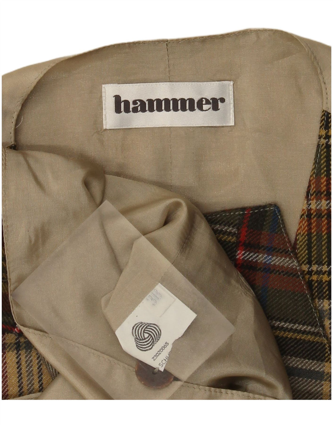 Женский жилет Hammer EU 38, средний, разноцветная клетка